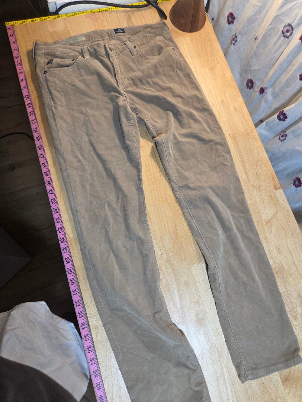 Adriana gold shmead the Stevie straight Brown khaki corduroy pants size 32